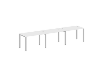 Стол-станция METALL SYSTEM на 3 раб.места на П-образном м/к  БП.СМ-3.2 3600*720*750
